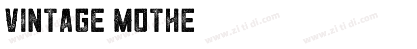 Vintage Mothe字体转换
